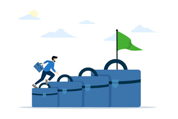 concept of effectiveness, efficiency or productivity for better results, improve performance or process, business development or management, business entrepreneur with gears with effective elements.