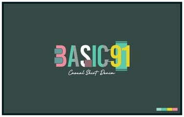 Obraz premium Style design Vector typography for print, perfect for t-shirts design, clothing, hoodies, etc. 