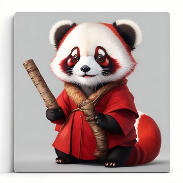 3d panda bear