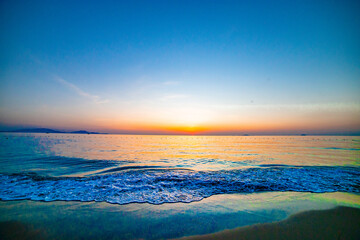 sunrise over the sea