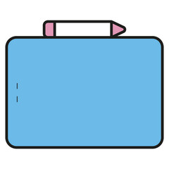 ipad and stylus pen illustration