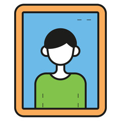 portrait image illustration