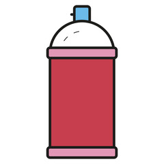 spray paint illustration