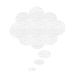 Digital png illustration of text bubble on transparent background