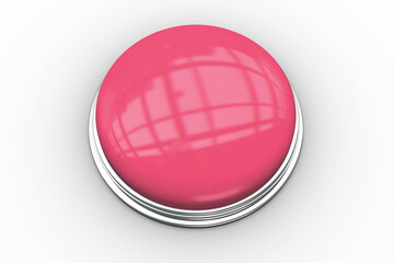 Digital png illustration of red button on transparent background
