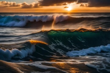 Obraz premium sunset over the sea