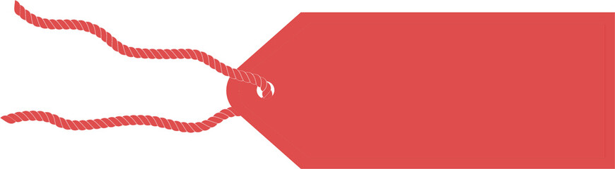 Digital png illustration of blank label on transparent background