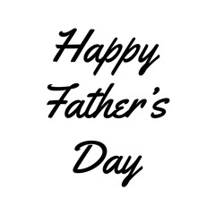Obraz premium Digital png illustration of happy father's day text on transparent background