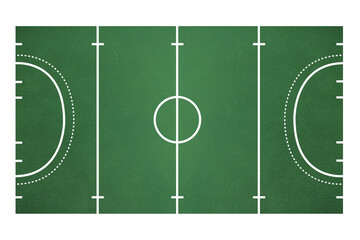 Digital png illustration of green court on transparent background