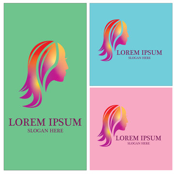 Logo Skincarer, logo salon,  logo female
