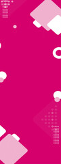 Abstract Pink Banner Background