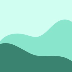 abstract green background with waves