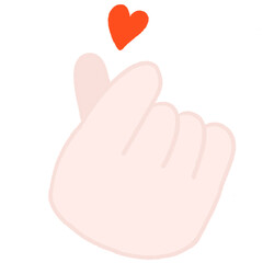 finger heart