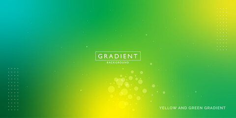 Green and Yellow Gradient Background or Gradient Abstract Background or Full Color Abstract Background