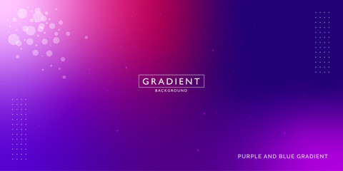 Purple and Blue Gradient Background or Gradient Abstract Background or Full Color Abstract Background