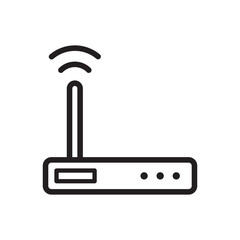 Wifi router symbol  vector design illustration