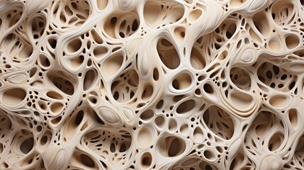Generative AI, white, ivory and beige modelling clay, gypsum or ceramic background and texture, curls and flowing forms