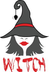 Witch T Shirt Design