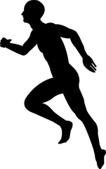Start sprinter runner athlete illustration vector image
