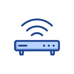 Wifi router symbol  vector design illustration