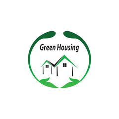 Greenhouse vector logo for property template