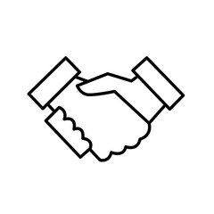 Handshake Outline Icon