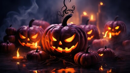 Halloween Background Using Generated AI Tools