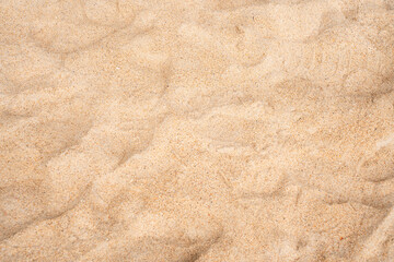 Sand texture background. Close up of beach sand background. Top view.