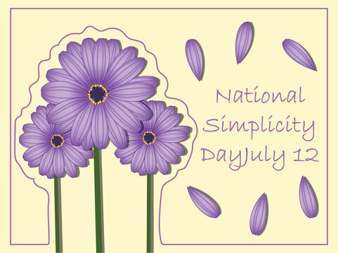 National Simplicity day July 12 - Powered by Adobe