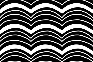 Handdrawn doodle simple modern seamless pattern background