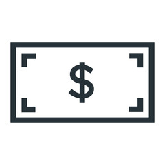 Money exchange payment icon symbol vector image. Illustration of the dollar currency coin graphic design image