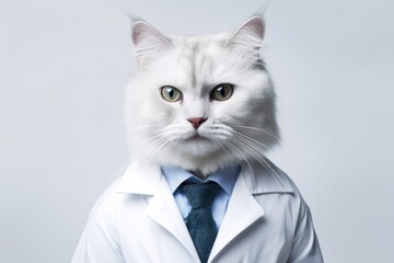 Cat scientist background 