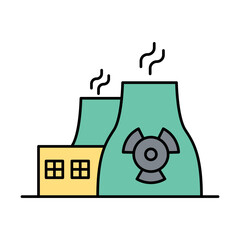 Nuclear plant icon