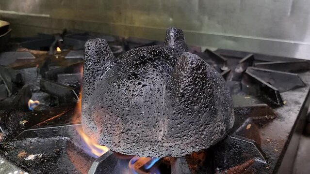 Molcajete are stone tools used to prepare mexican food
