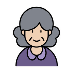 Grand mother icon