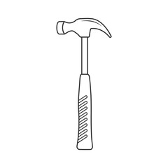 Hammer Outline Vector, Hammer Icon, Hammer illustration, Carpenter Vector, Mechanic silhouette, Mechanic Tools, Carpenter tools, Worker elements, Labor equipment, Labor Day, Worker day