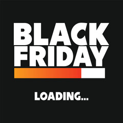Black Friday loading flyer poster social media post design
