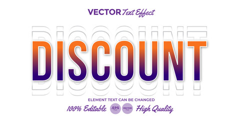 Discount Text Effect