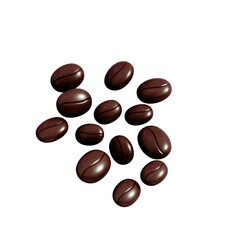 3d realistic coffee shop illustration isolated on transparent background