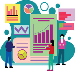 business people set in office