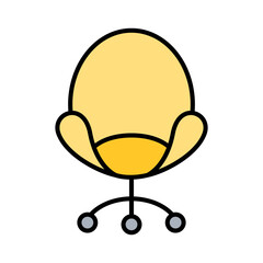 Desk chair icon