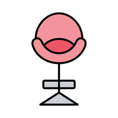 Bar stool icon