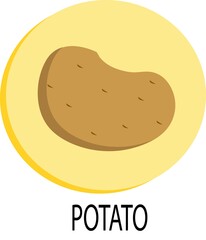 illustration of a potato