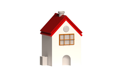 Real estate 3d house design for social media 