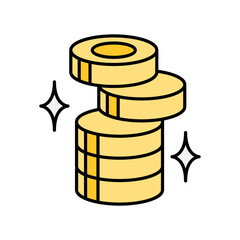 Coins stack icon