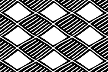 Doodling line wall  handdrawn minimalist seamless pattern