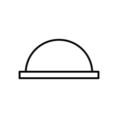 diaphragm line icon