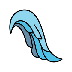 Naklejka premium Wing icon