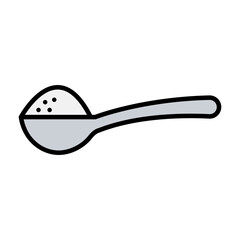 Salt in spoon icon