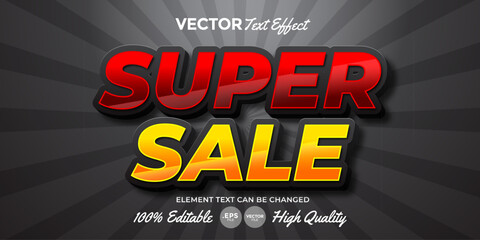 Super Sale Text Effect
